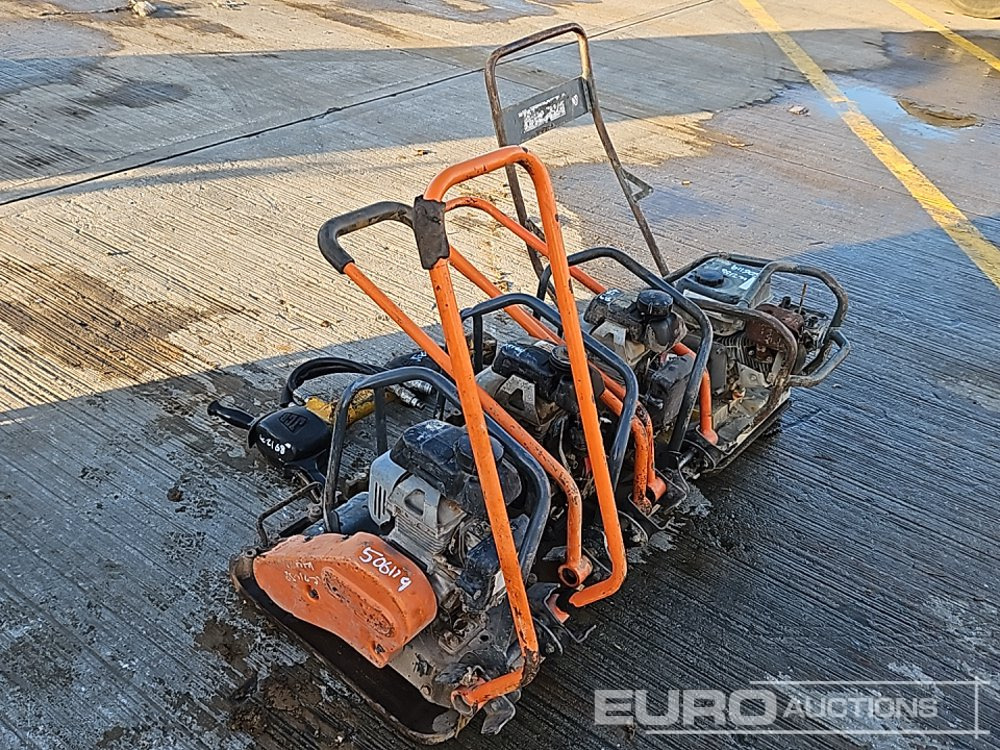 Belle LC3251 Petrol Compaction Plate, Honda Engine (3 of), Wacker Neuson WP1550A Petrol Compaction Plate (Parts Missing), JCB Hydraulic Handheld Breaker - Máquina de asfalto: foto 1 Belle LC3251 Petrol Compaction Plate, Honda Engine (3 of), Wacker Neuson WP1550A Petrol Compaction Plate (Parts Missing), JCB Hydraulic Handheld Breaker - Máquina de asfalto: foto 1