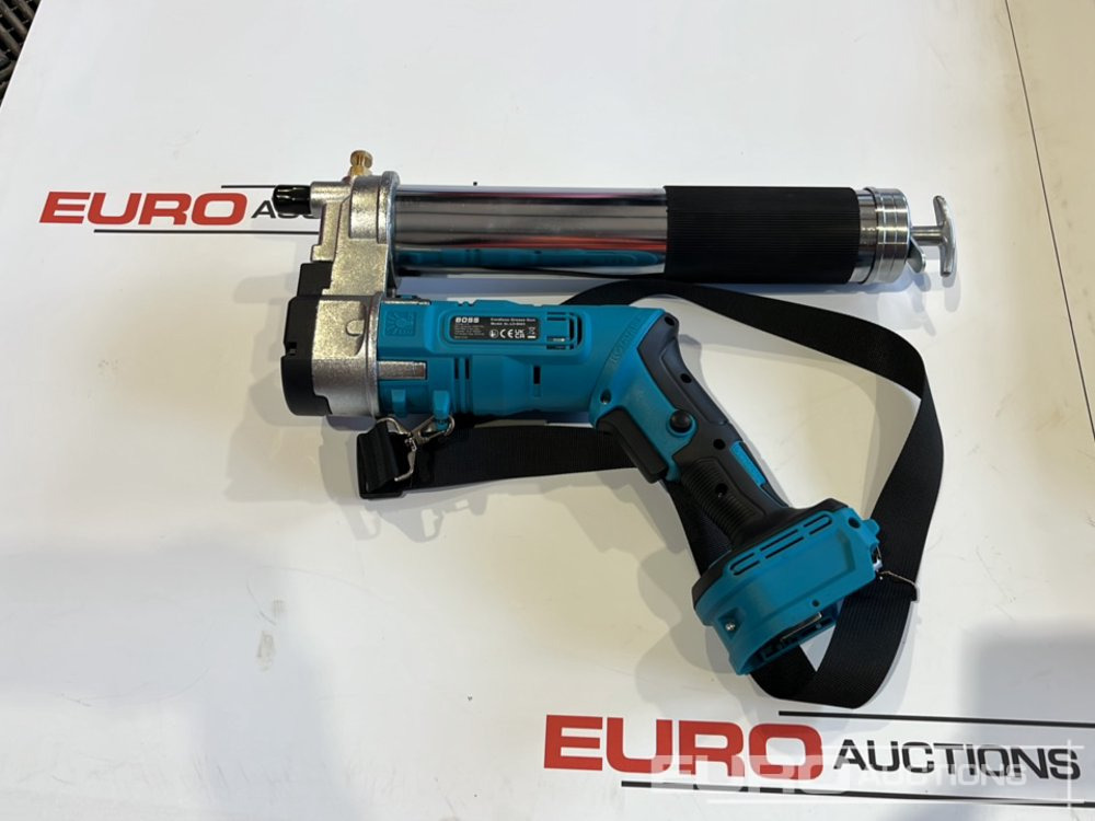 Equipamento de construção Boss 21 Volt Lithium Battery Cordless Grease Gun, 2 Batteries, Charger, Case, Shoulder Strap, Extension Pieces and Fittings: foto 11