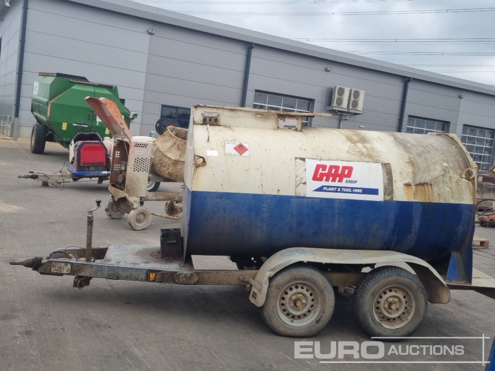 Bowser Supply 2000 Litre Twin Axle Bunded Fuel Bowser, Electric Pump - Depósito de armazenamento: foto 2 Bowser Supply 2000 Litre Twin Axle Bunded Fuel Bowser, Electric Pump - Depósito de armazenamento: foto 2
