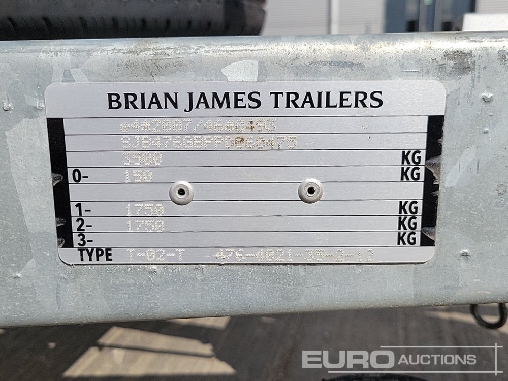 Reboque porta máquinas Brian James Trailers 3.5 TON: foto 29