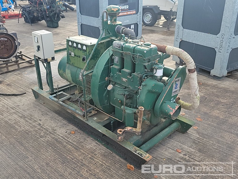 Brush 25kVA Skid Mounted Generator, Lister Engine - Gerador elétrico: foto 1 Brush 25kVA Skid Mounted Generator, Lister Engine - Gerador elétrico: foto 1