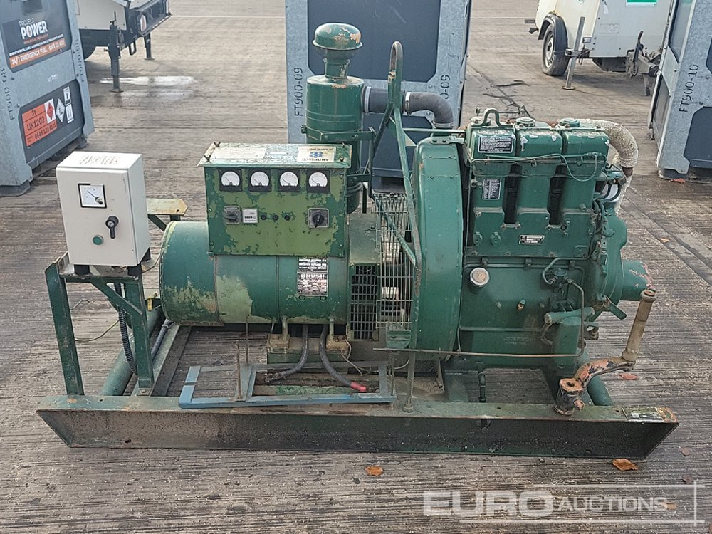 Gerador elétrico Brush 25kVA Skid Mounted Generator, Lister Engine: foto 8