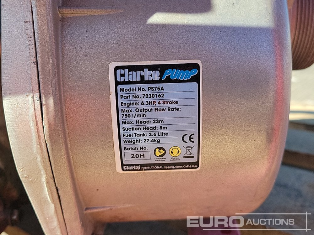 Bomba de água Clarke Petrol 3" Water Pump (2 of): foto 24