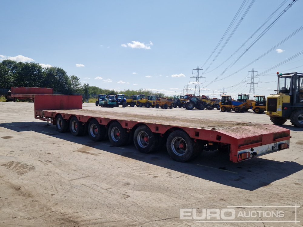 ES-GE 6 Axle Step Frame Extendable Low Loader Trailer, 4 Axle Steer, Air Brakes, Auto Lube - Semi-reboque baixa: foto 3 ES-GE 6 Axle Step Frame Extendable Low Loader Trailer, 4 Axle Steer, Air Brakes, Auto Lube - Semi-reboque baixa: foto 3