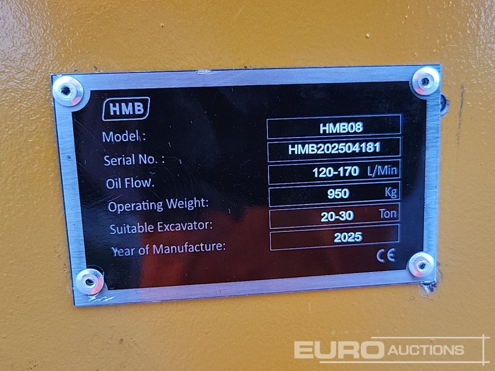 Equipamento por Escavadeira Unused 2025 Toft HMB08EC: foto 22