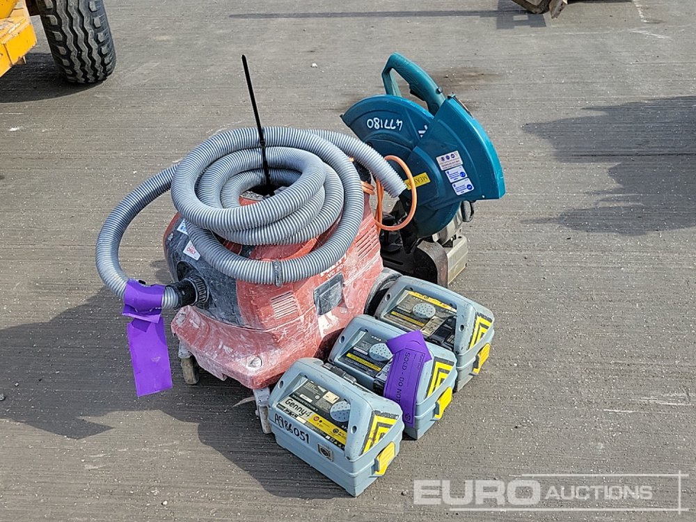 Hilti VC 20-U 110Volt Vacuum Cleaner, Makita LW1400 110Vot Chop Saw, Radio Cable Detector (3 of) - Equipamento de construção: foto 1 Hilti VC 20-U 110Volt Vacuum Cleaner, Makita LW1400 110Vot Chop Saw, Radio Cable Detector (3 of) - Equipamento de construção: foto 1