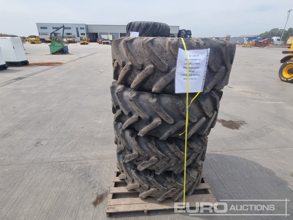 JCB 15.5/80 R24 Tyre (4 of) - Pneu: foto 4 JCB 15.5/80 R24 Tyre (4 of) - Pneu: foto 4