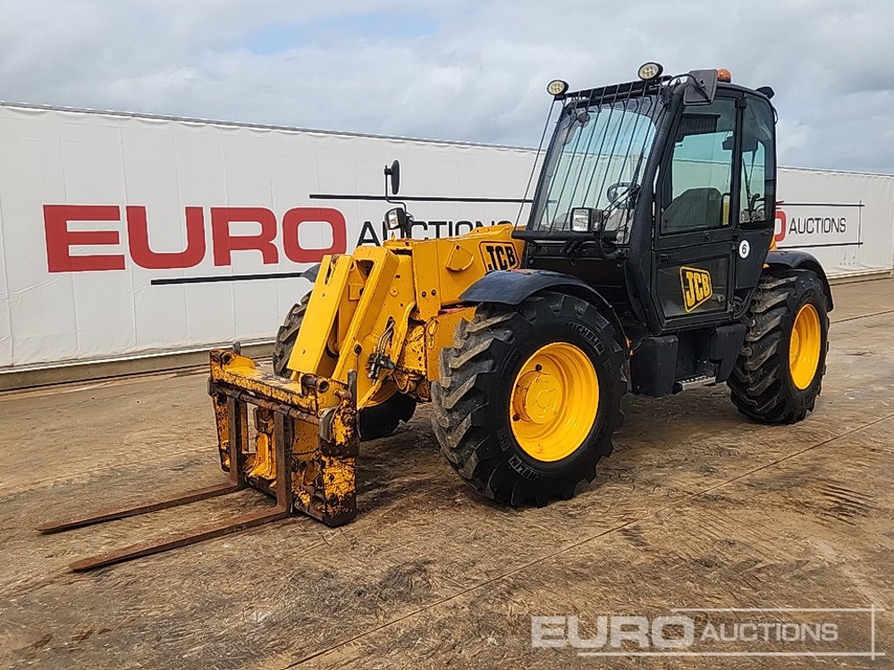 JCB 540-70 Turbo Powershift Telehandler, Joystick Controls, PUH, Forks - Empilhador telescópico: foto 1 JCB 540-70 Turbo Powershift Telehandler, Joystick Controls, PUH, Forks - Empilhador telescópico: foto 1