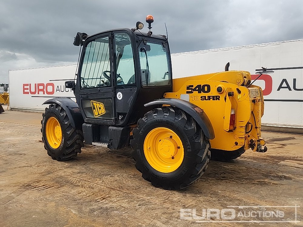 JCB 540-70 Turbo Powershift Telehandler, Joystick Controls, PUH, Forks - Empilhador telescópico: foto 3 JCB 540-70 Turbo Powershift Telehandler, Joystick Controls, PUH, Forks - Empilhador telescópico: foto 3