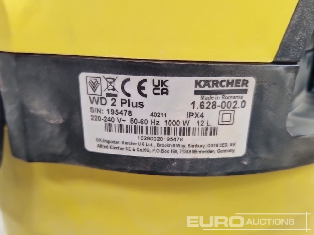 Equipamento de construção Karcher Wet & Dry Vacuum Cleaner WD2: foto 19