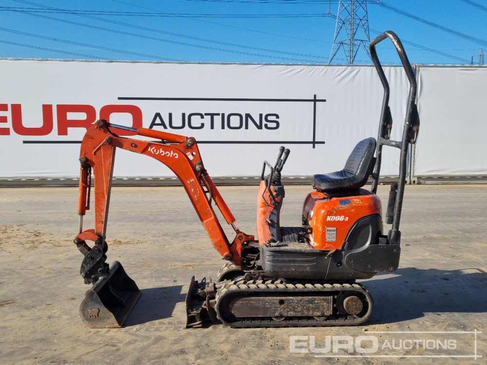 Kubota K008-3 - Mini escavadeira: foto 2 Kubota K008-3 - Mini escavadeira: foto 2