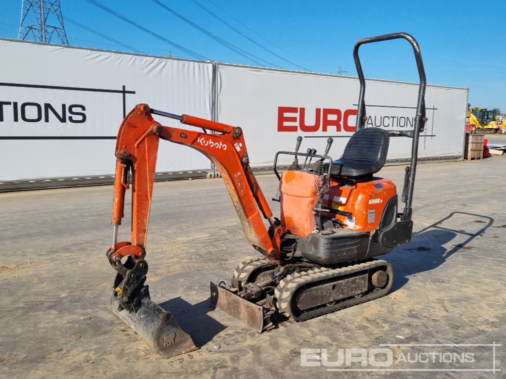 Kubota K008-3 - Mini escavadeira: foto 1 Kubota K008-3 - Mini escavadeira: foto 1