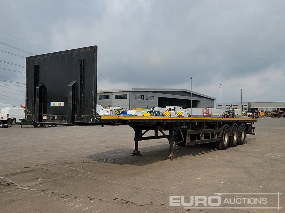 M&G Tri Axle Flatbed Trailer, Twist Locks - Semi-reboque plataforma/ Caixa aberta: foto 1 M&G Tri Axle Flatbed Trailer, Twist Locks - Semi-reboque plataforma/ Caixa aberta: foto 1