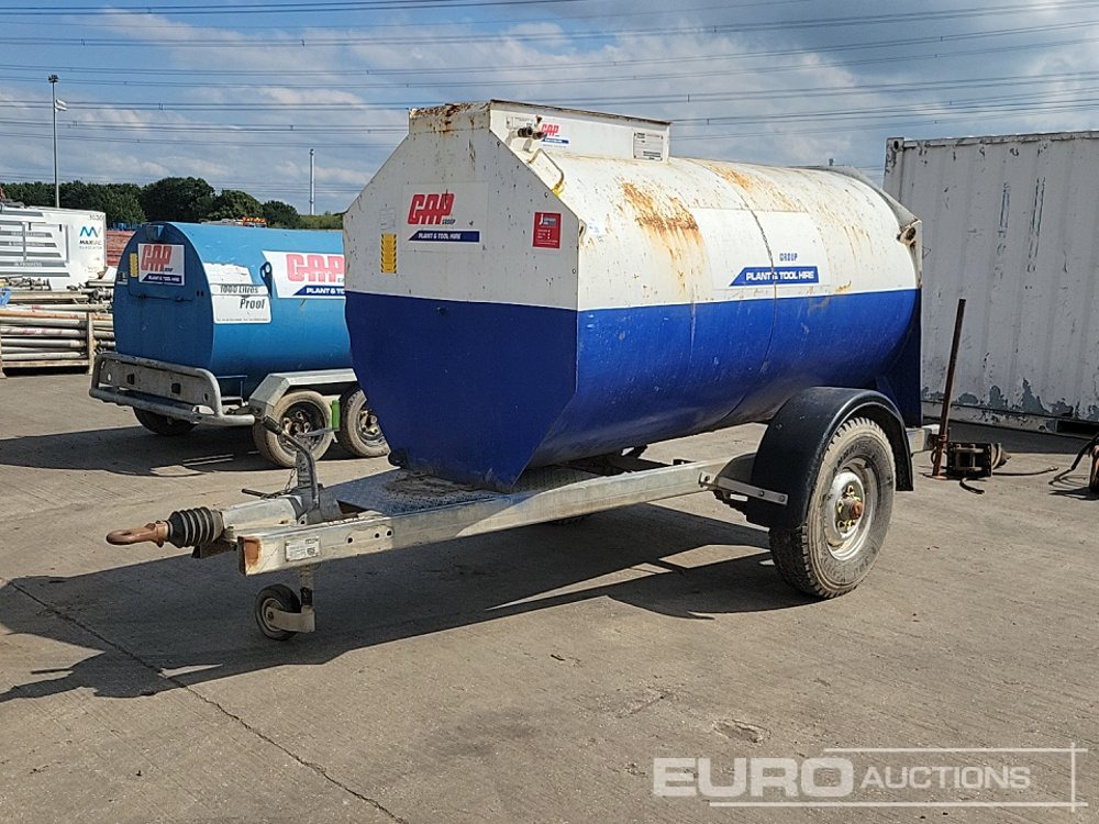 Main Single Axle Bunded 2000 Fuel Bowser, Electric Pump - Depósito de armazenamento: foto 1 Main Single Axle Bunded 2000 Fuel Bowser, Electric Pump - Depósito de armazenamento: foto 1