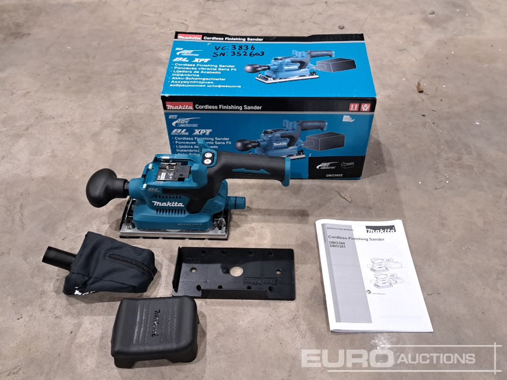Makita 18 Volt Cordless Sander - Equipamento para oficina: foto 4 Makita 18 Volt Cordless Sander - Equipamento para oficina: foto 4