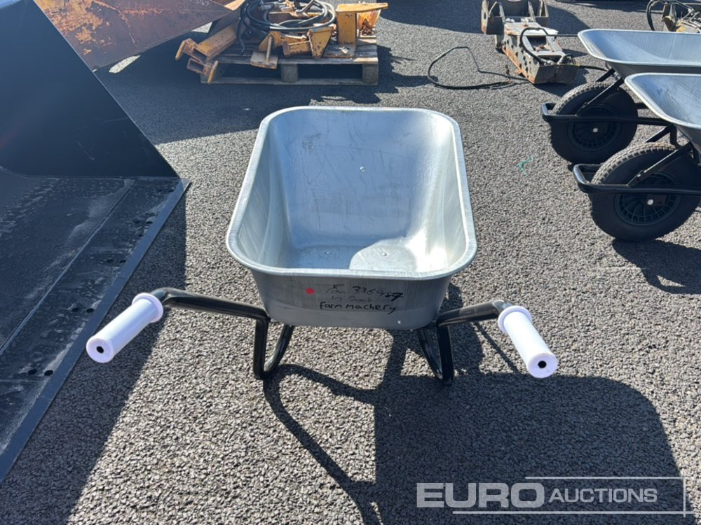 Galvanised Tub Wheelbarrow - Máquina agrícola: foto 3 Galvanised Tub Wheelbarrow - Máquina agrícola: foto 3