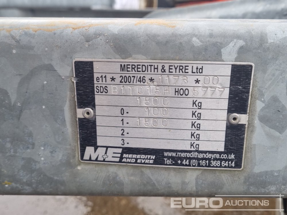 Reboque porta máquinas Meredith 1.5 Ton Plant Trailer to suit Generator: foto 13 Reboque porta máquinas Meredith 1.5 Ton Plant Trailer to suit Generator: foto 13