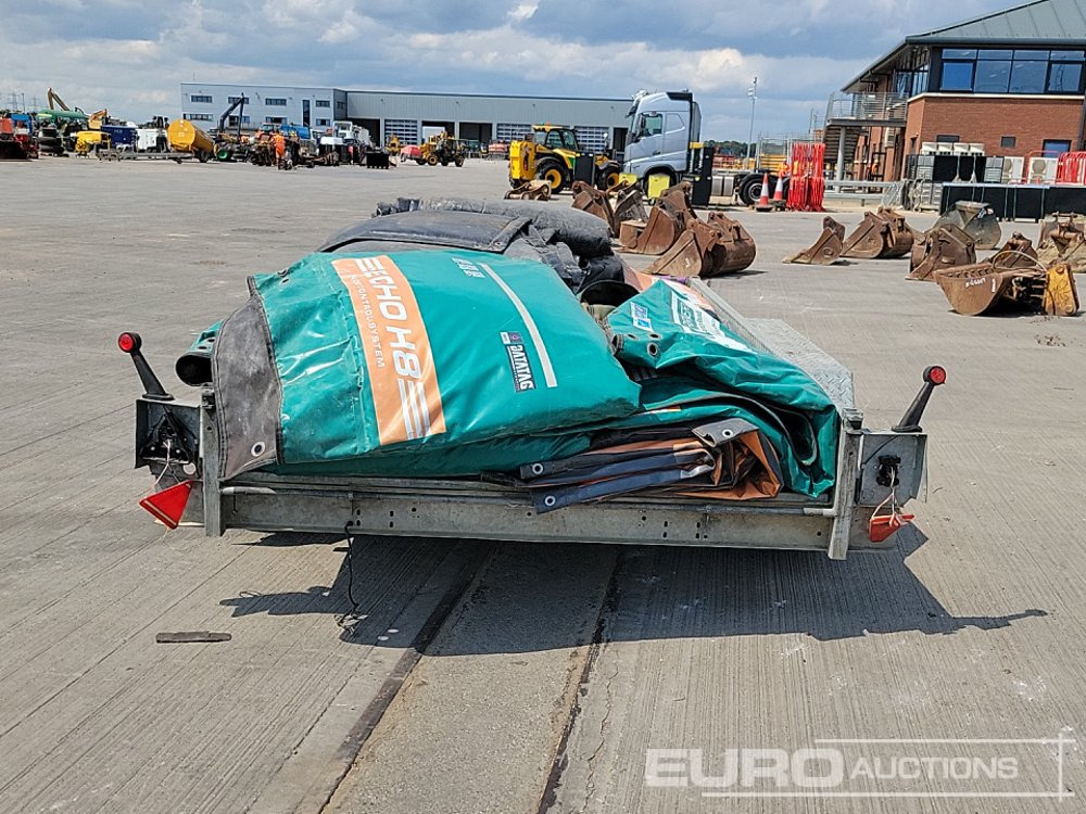 Meredith & Eyre 3.5 Ton Twin Axle Plant Trailer, Soundproofing Barriers (10 of) - Reboque porta máquinas: foto 4 Meredith & Eyre 3.5 Ton Twin Axle Plant Trailer, Soundproofing Barriers (10 of) - Reboque porta máquinas: foto 4
