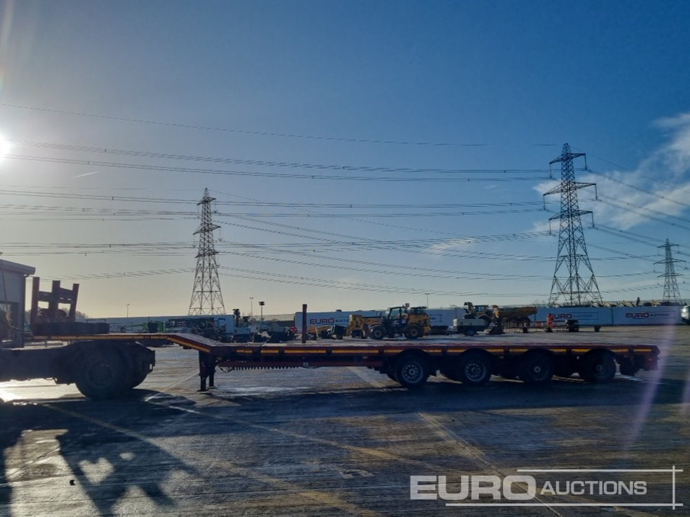 Nooteboom 4 Axle Extendable Low Loader Trailer, Twin Axle Rear Steer, Out Riggers - Camião de caixa aberta/ Plataforma: foto 2 Nooteboom 4 Axle Extendable Low Loader Trailer, Twin Axle Rear Steer, Out Riggers - Camião de caixa aberta/ Plataforma: foto 2