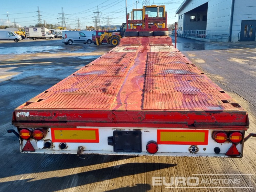 Nooteboom 4 Axle Extendable Low Loader Trailer, Twin Axle Rear Steer, Out Riggers - Camião de caixa aberta/ Plataforma: foto 4 Nooteboom 4 Axle Extendable Low Loader Trailer, Twin Axle Rear Steer, Out Riggers - Camião de caixa aberta/ Plataforma: foto 4
