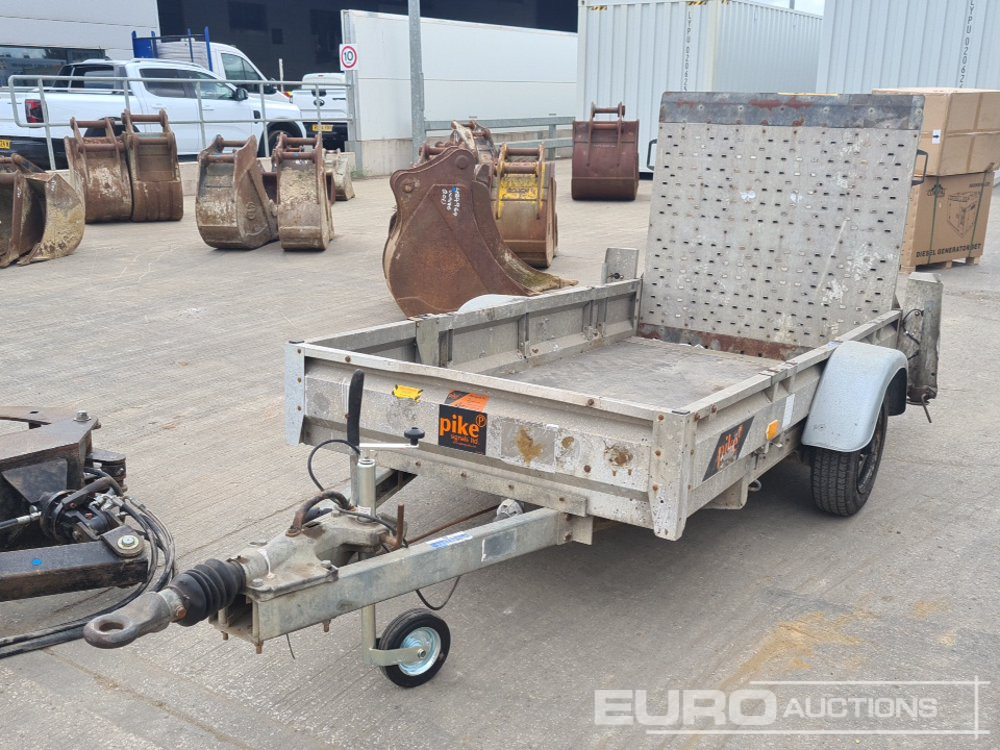 Pike Single Axle Plant Trailer, Ramp - Reboque porta máquinas: foto 1 Pike Single Axle Plant Trailer, Ramp - Reboque porta máquinas: foto 1