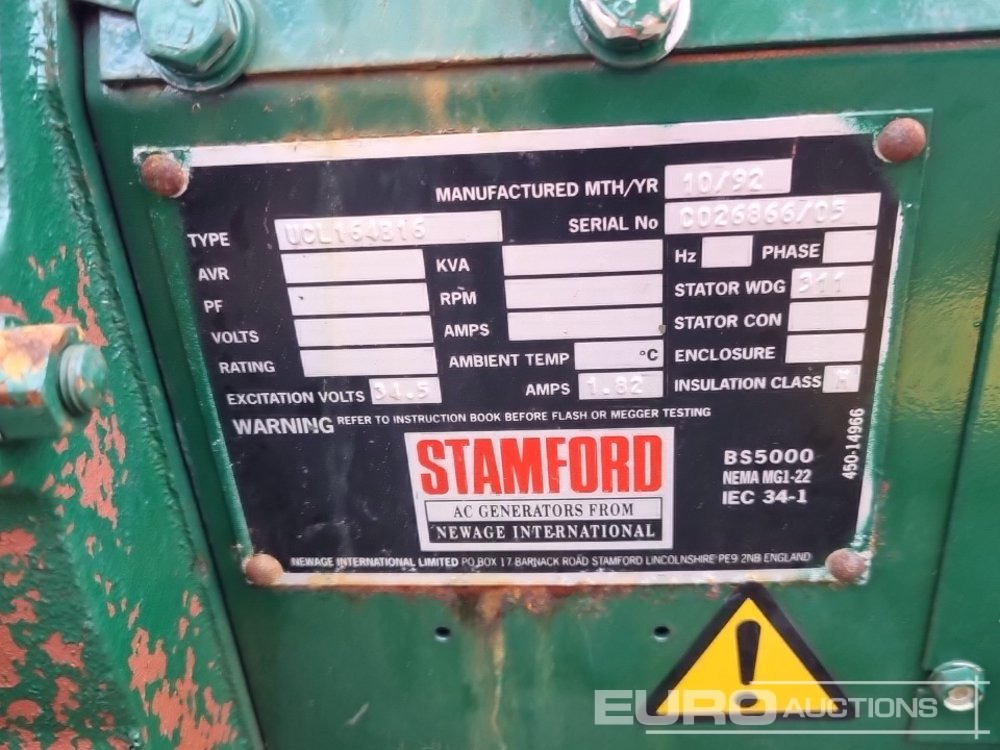 Gerador elétrico Power Plant 9.5kVA Generator, Lister Petter Engine: foto 31 Gerador elétrico Power Plant 9.5kVA Generator, Lister Petter Engine: foto 31