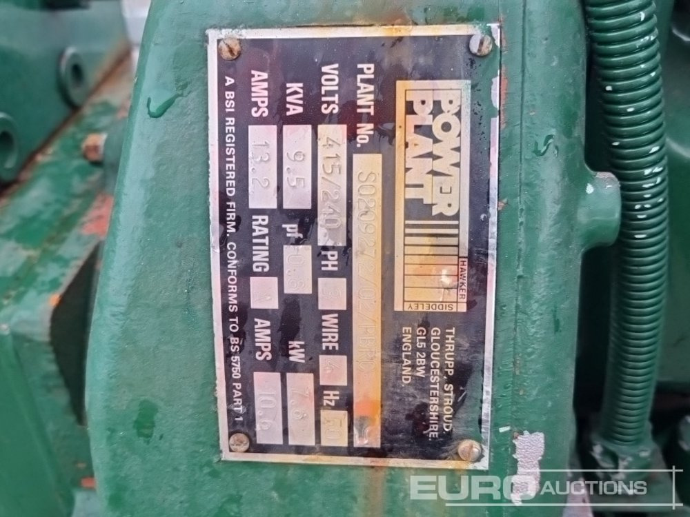 Gerador elétrico Power Plant 9.5kVA Generator, Lister Petter Engine: foto 30 Gerador elétrico Power Plant 9.5kVA Generator, Lister Petter Engine: foto 30