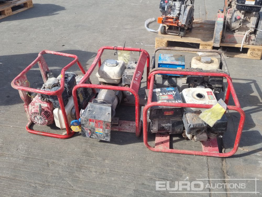 Pramac 2.4kVA Generator (3 of), Stephill Generator, Honda Engine - Gerador elétrico: foto 2 Pramac 2.4kVA Generator (3 of), Stephill Generator, Honda Engine - Gerador elétrico: foto 2