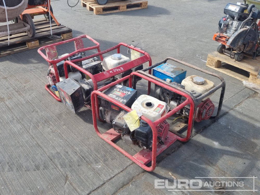 Pramac 2.4kVA Generator (3 of), Stephill Generator, Honda Engine - Gerador elétrico: foto 3 Pramac 2.4kVA Generator (3 of), Stephill Generator, Honda Engine - Gerador elétrico: foto 3