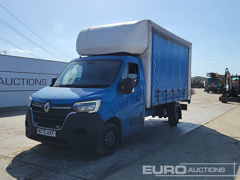 Renault 6 Speed Luton Curtain Sider Van, Cruise Control, Bluetooth, A/C - Carrinha de contentor: foto 1 Renault 6 Speed Luton Curtain Sider Van, Cruise Control, Bluetooth, A/C - Carrinha de contentor: foto 1