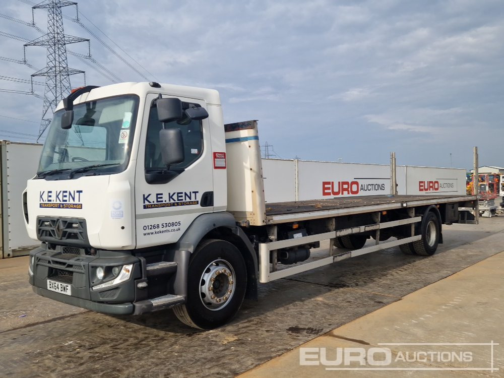 Renault D18 - Camião de caixa aberta/ Plataforma: foto 1 Renault D18 - Camião de caixa aberta/ Plataforma: foto 1