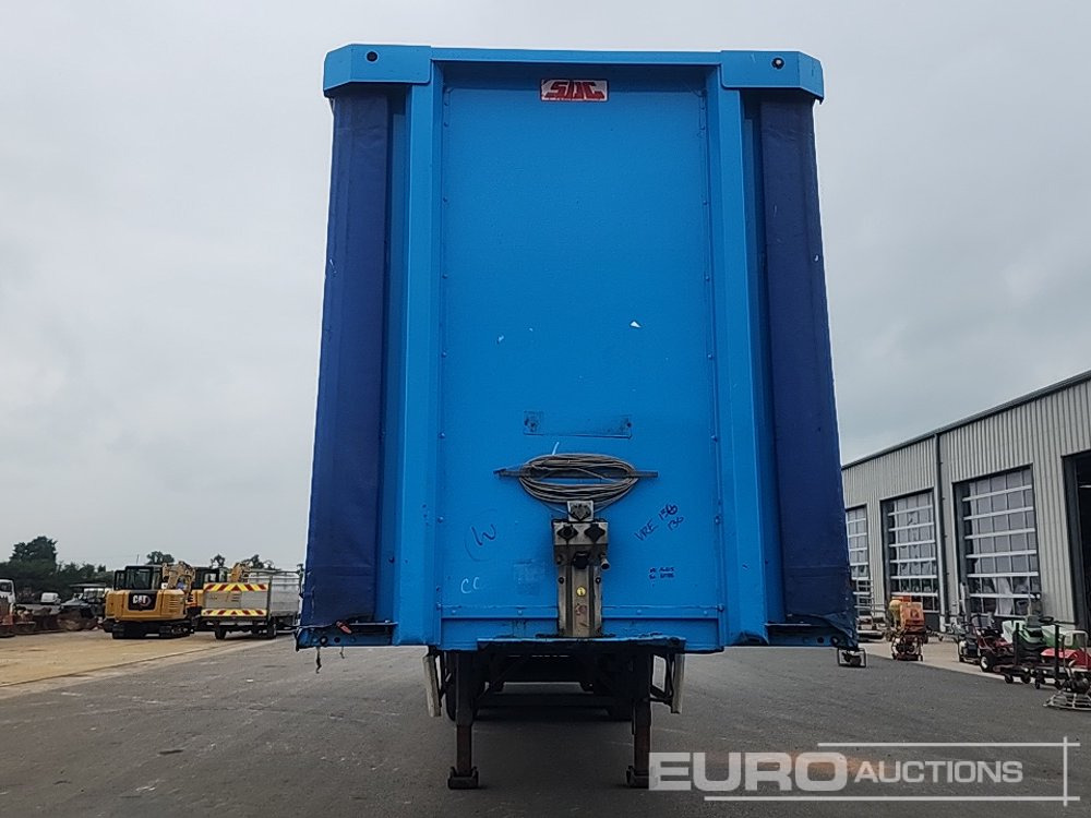 Semi-reboque de lona SDC 45' Tri Axle Curtainsider Trailer: foto 8