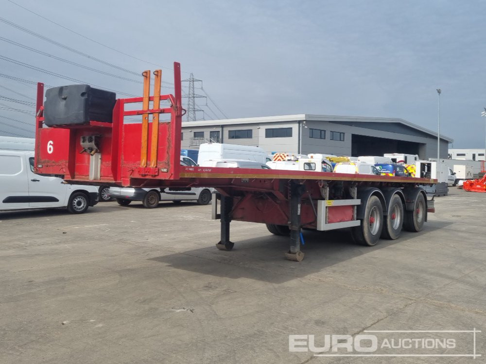SDC Trailer Tri Axle Flatbed Trailer, Rear Axle Steer - Semi-reboque plataforma/ Caixa aberta: foto 1 SDC Trailer Tri Axle Flatbed Trailer, Rear Axle Steer - Semi-reboque plataforma/ Caixa aberta: foto 1