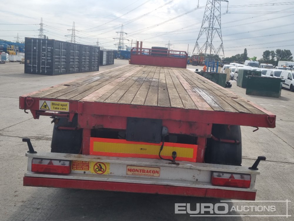 SDC Trailer Tri Axle Flatbed Trailer, Rear Axle Steer - Semi-reboque plataforma/ Caixa aberta: foto 4 SDC Trailer Tri Axle Flatbed Trailer, Rear Axle Steer - Semi-reboque plataforma/ Caixa aberta: foto 4