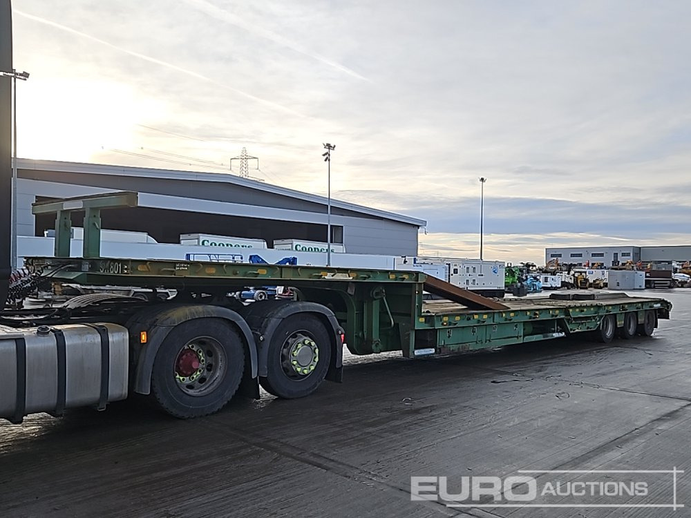 SM TRAILERS Tri Axle Extendable Stepframe Low Loader Trailer, Neck Ramps, Wheel Wells, Steel Ramps - Semi-reboque baixa: foto 1 SM TRAILERS Tri Axle Extendable Stepframe Low Loader Trailer, Neck Ramps, Wheel Wells, Steel Ramps - Semi-reboque baixa: foto 1