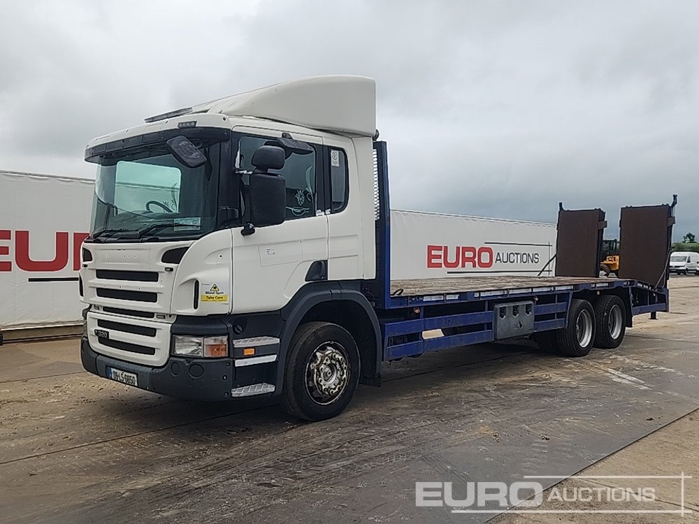 Scania P320 - Camião de caixa aberta/ Plataforma: foto 1 Scania P320 - Camião de caixa aberta/ Plataforma: foto 1