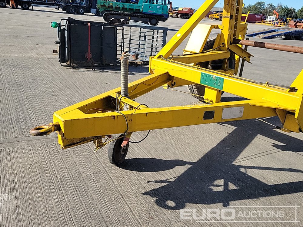 Reboque porta máquinas Single Axle Cable Reel Trailer: foto 11