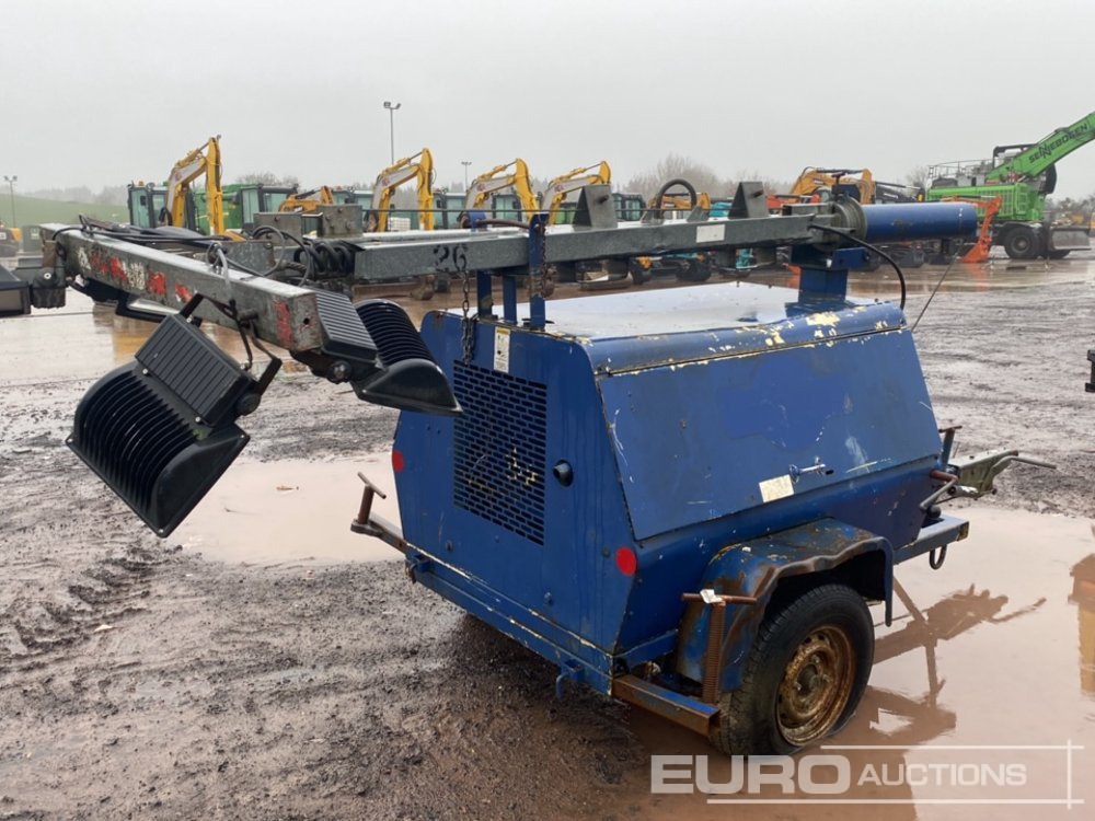 Terex Amida Single Axle LED Lighting Tower, Kubota Engine - Torre de iluminação: foto 5 Terex Amida Single Axle LED Lighting Tower, Kubota Engine - Torre de iluminação: foto 5