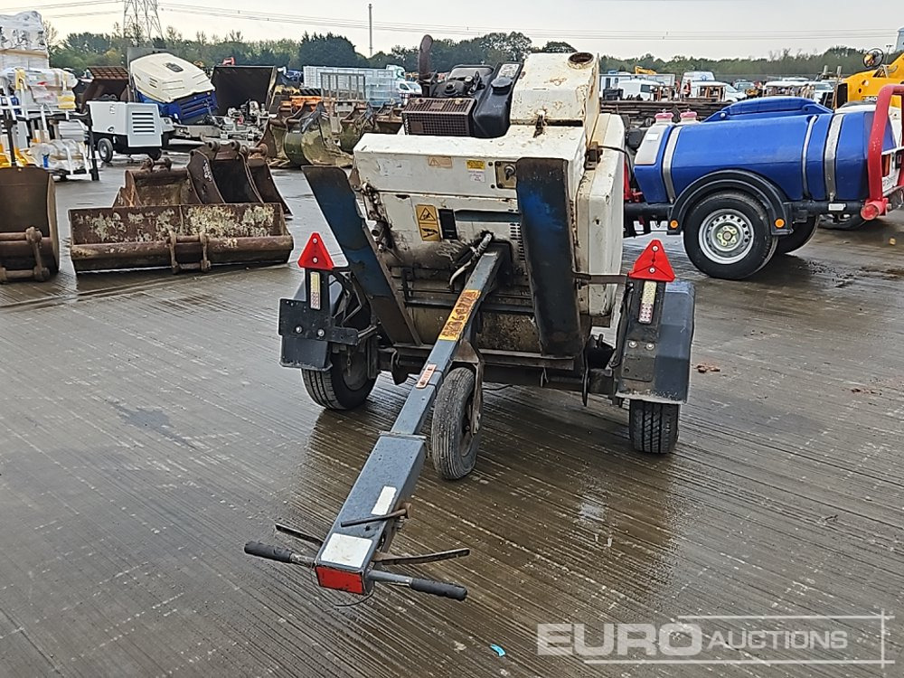 Terex Single Drum Vibrating Pedestrian Roller, Single Axle trailer - Máquina de asfalto: foto 2 Terex Single Drum Vibrating Pedestrian Roller, Single Axle trailer - Máquina de asfalto: foto 2