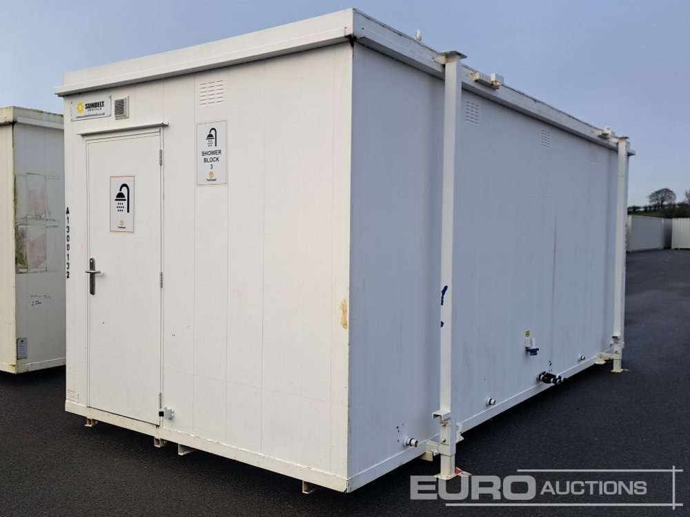 Thurston 20' x 9' Shower Block (No Keys) (Cannot Be Reconsigned) - Contentor marítimo: foto 2 Thurston 20' x 9' Shower Block (No Keys) (Cannot Be Reconsigned) - Contentor marítimo: foto 2