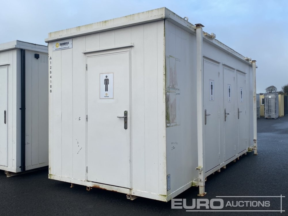 Thurston 20' x 9' Toilet Block (Keys in Office) (Cannot Be Reconsigned) - Contentor marítimo: foto 1 Thurston 20' x 9' Toilet Block (Keys in Office) (Cannot Be Reconsigned) - Contentor marítimo: foto 1