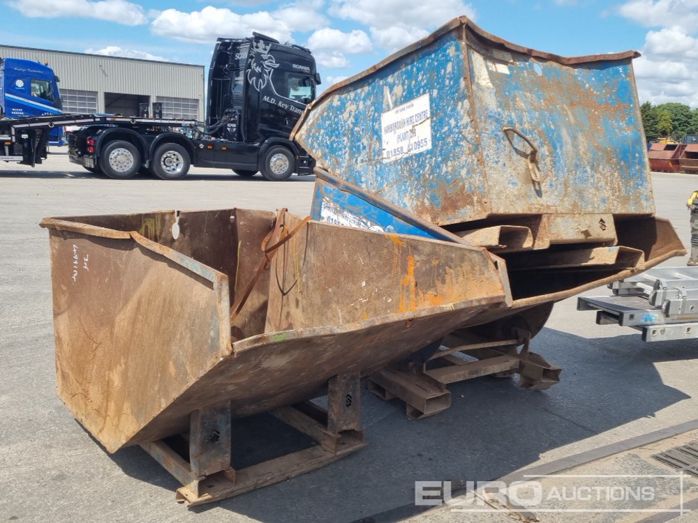 Contentor basculante Tipping Skip to suit Forklift (3 of): foto 7