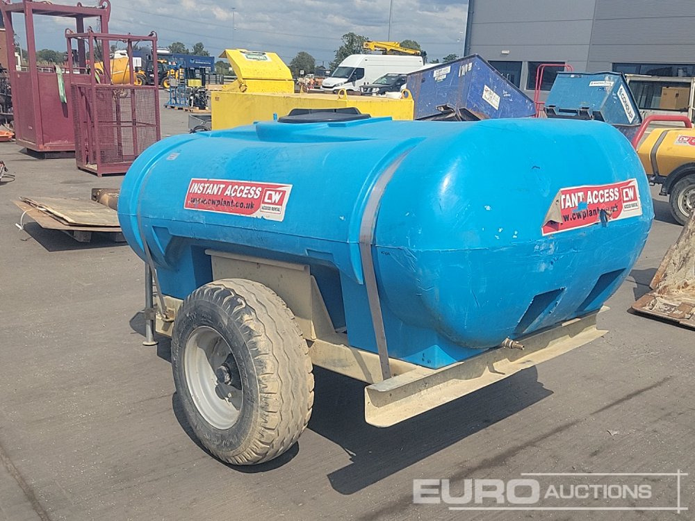 Trailer Engineering Single Axle Plastic Water Bowser - Depósito de armazenamento: foto 3 Trailer Engineering Single Axle Plastic Water Bowser - Depósito de armazenamento: foto 3