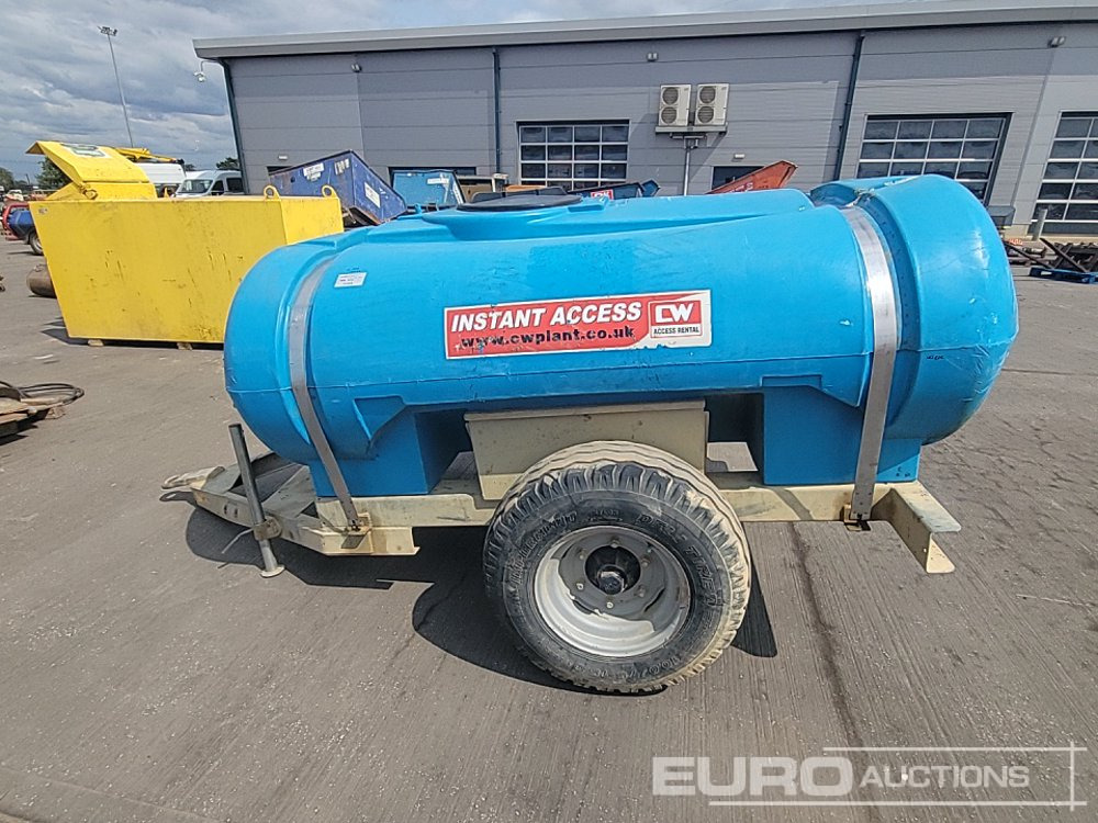 Trailer Engineering Single Axle Plastic Water Bowser - Depósito de armazenamento: foto 2 Trailer Engineering Single Axle Plastic Water Bowser - Depósito de armazenamento: foto 2