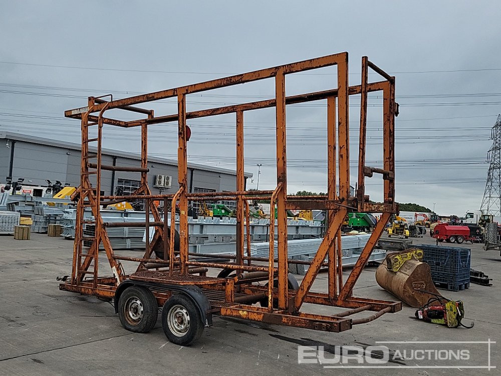 Twin Axle Coil Pipe Trailer - Reboque porta máquinas: foto 3 Twin Axle Coil Pipe Trailer - Reboque porta máquinas: foto 3