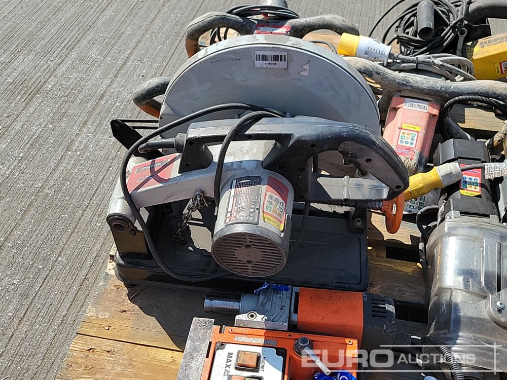 Equipamento de construção Unibor 110 Vot Mag Drill, Alfra Rotabest 110 Volt Mag Drill, 110 Volt Paddle Mixer (3 of), 100Volt Evolution Cut off Saw, 110 Volt REMS Sander: foto 18