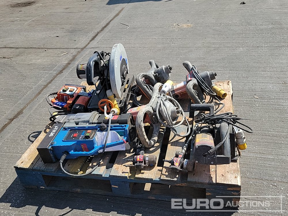 Equipamento de construção Unibor 110 Vot Mag Drill, Alfra Rotabest 110 Volt Mag Drill, 110 Volt Paddle Mixer (3 of), 100Volt Evolution Cut off Saw, 110 Volt REMS Sander: foto 6