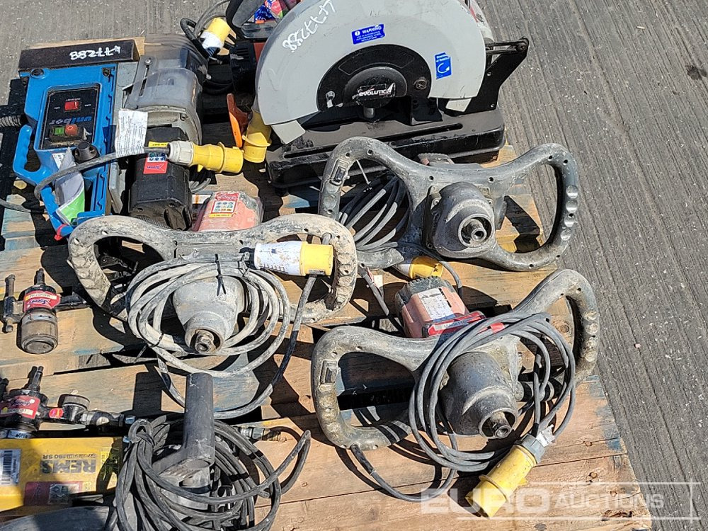 Equipamento de construção Unibor 110 Vot Mag Drill, Alfra Rotabest 110 Volt Mag Drill, 110 Volt Paddle Mixer (3 of), 100Volt Evolution Cut off Saw, 110 Volt REMS Sander: foto 9