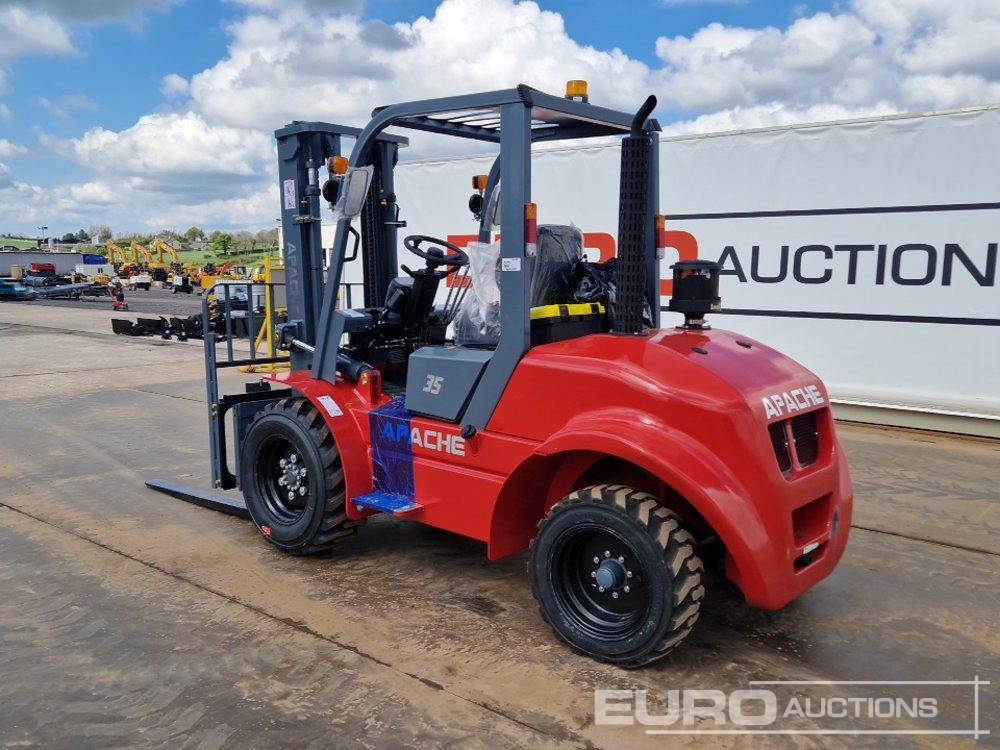 Unused 2025 Apache CPCD35 Diesel Rough Terrain Forklift, 2 Stage Mast, Sideshift - Empilhador todo-o-terreno: foto 5 Unused 2025 Apache CPCD35 Diesel Rough Terrain Forklift, 2 Stage Mast, Sideshift - Empilhador todo-o-terreno: foto 5