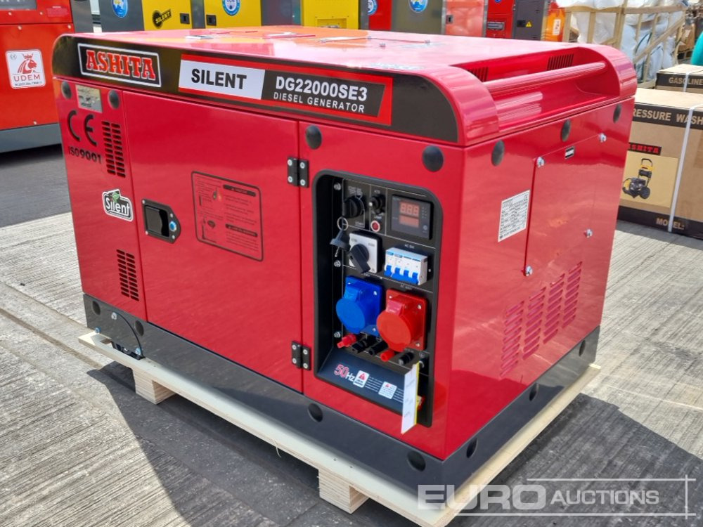 Unused 2025 Ashita Power DG22000SE3 - Gerador elétrico: foto 1 Unused 2025 Ashita Power DG22000SE3 - Gerador elétrico: foto 1